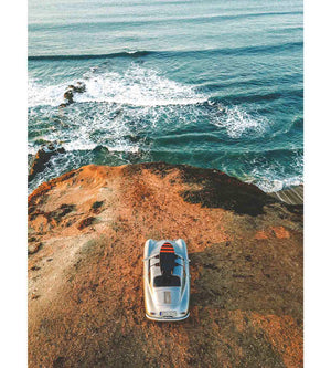 Photo Porsche 356 at the cliffs 