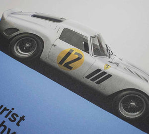 Affiche Poster automobilist Ferrari 250 GTO détail