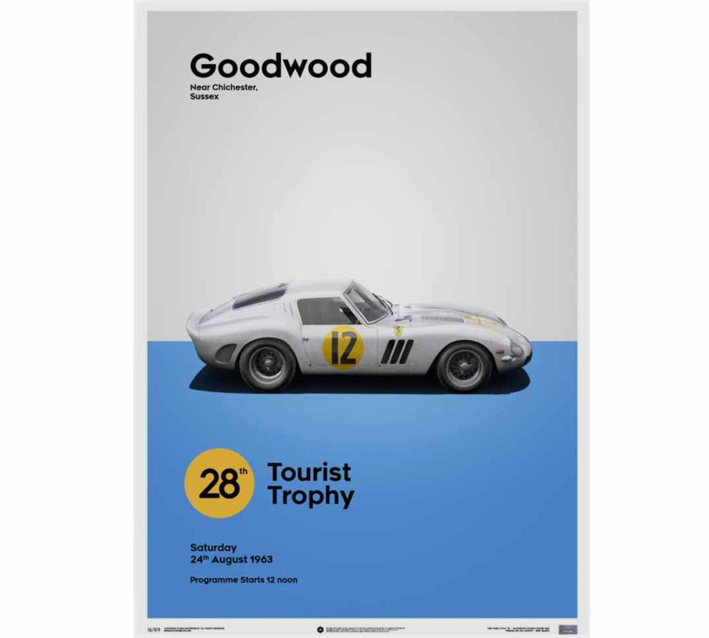 Affiche Poster automobilist Ferrari 250 GTO 