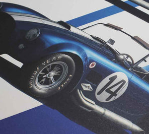 Affiche Poster Automobilist Shelby-Ford AC Cobra de près