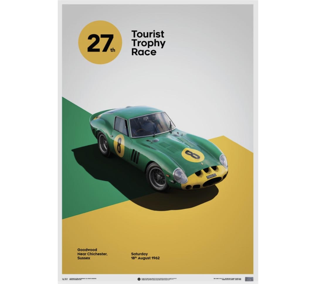 Affiche Poster Ferrari 250 GTO 