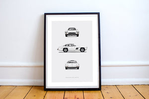 Affiche Mercedes-Benz 300 sl