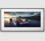 AFFICHE encadrée FINE ART MCLAREN F1