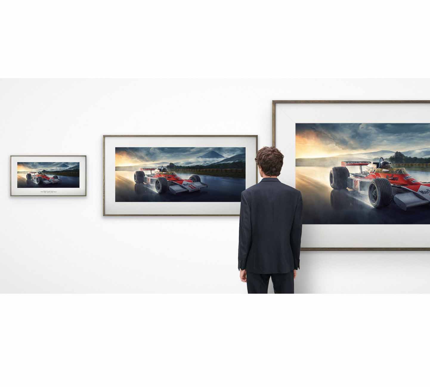 Cadre affiche Mclaren automobilist différentes tailles