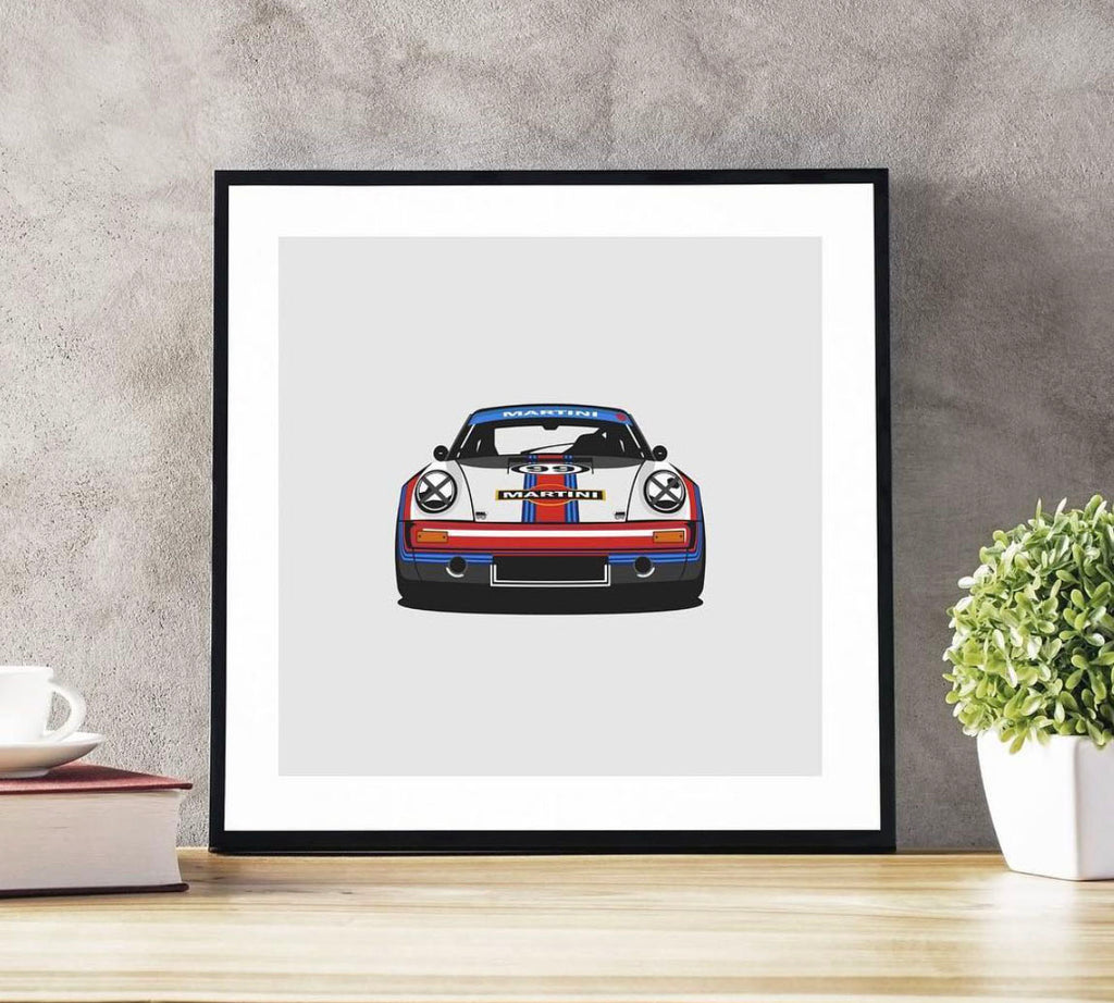 Porsche 911 RS Martini Front