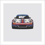 AFFICHE PORSCHE RS MARTINI