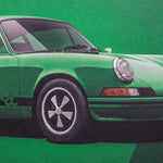 Poster Porsche 911 RS vert